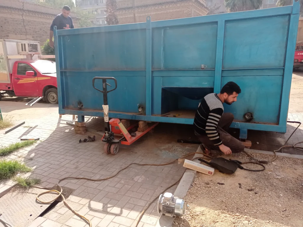 تصنيع وتجميع خزانات ومعدات محطة معالجة المياه رقم 06