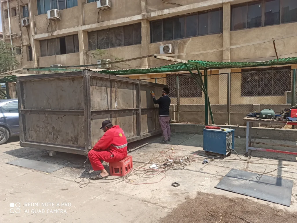 تصنيع وتجميع خزانات ومعدات محطة معالجة المياه رقم 10